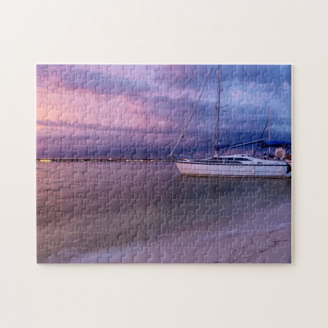 Storm Coming To Navarre Florida Jigsaw Puzzle (Horizontal)