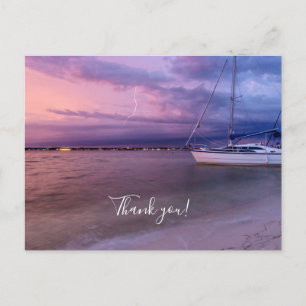 Storm Coming To Navarre Florida Thank you Postcard