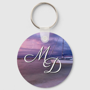 Storm Coming To Navarre Key Chain