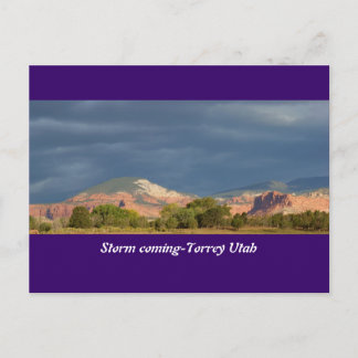 Storm Coming-Torrey Utah Postcard