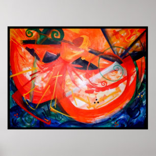 Storm Dancer - Haitian Art - Black Art Poster