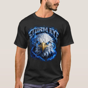 Storm Eye Eagle Graphic Shirt, Electric Lightning T-Shirt