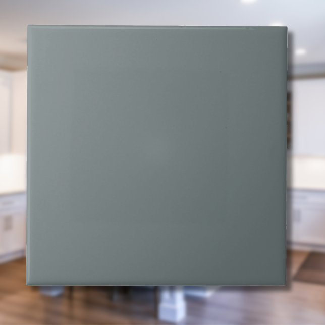 Storm Grey Solid Colour | Classic Elegant Ceramic Tile (Creator Uploaded)