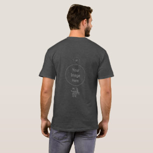 Storm Grey Styracosaurus  with Tribal War Paint T-Shirt