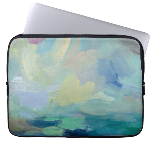 Storm I Abstract Print | Silvia Vassileva Laptop Sleeve (Front)