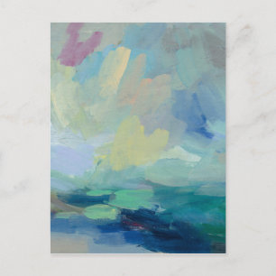 Storm I Abstract Print Silvia Vassileva Postcard