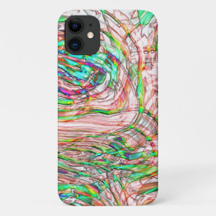 Storm of twisted tracks iPhone 11 case