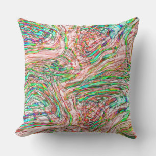 Storm of twisted tracks cushion