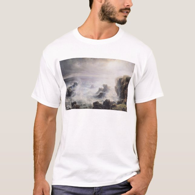 Storm off the Coast of Belle-Ile T-Shirt (Front)
