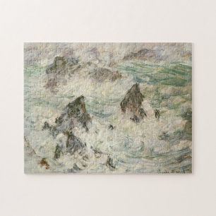 Storm on Belle-Ile Monet Fine Art Jigsaw Puzzle