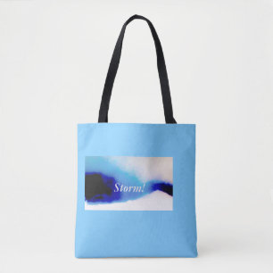 Storm on the Mountain Tote Bag