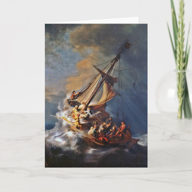 Storm on the Sea of Galilee Card (Front)