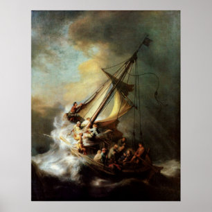 Storm on the Sea of Galilee Poster