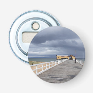 Storm Over Queenscliff Pier Bottle Opener