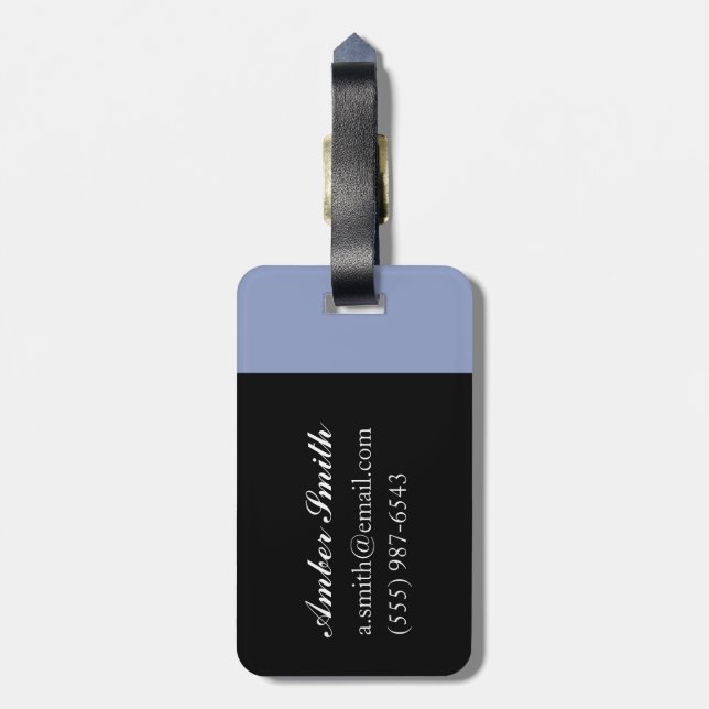 Storm over the Plain, 1930 Luggage Tag (Back Vertical)