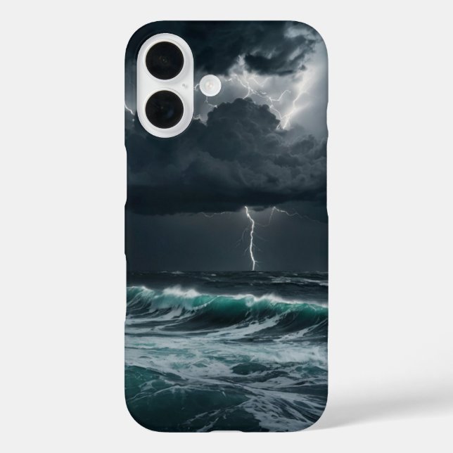 Storm Over the Sea Case-Mate iPhone Case (Back)