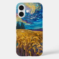 Storm over Wheat Fields