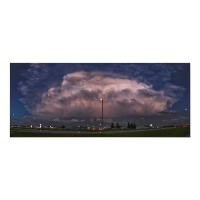 Storm over Yorkton SK Photo Print (Front)