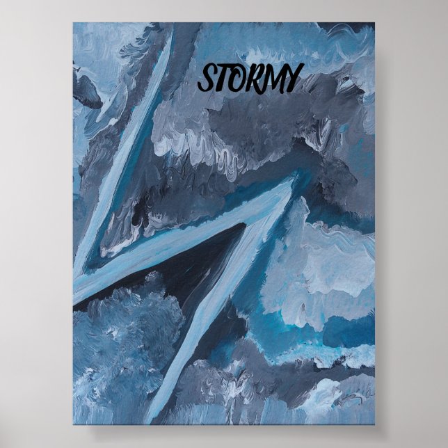 STORM POSTER BY ARTIS PAULA REILLY. (Front)