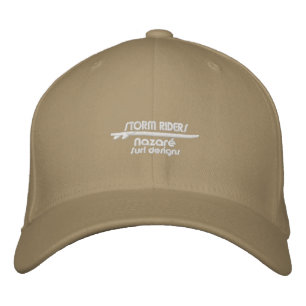 Storm Riders Nazaré Surf Designs Embroidered Hat