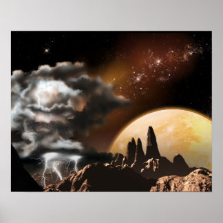 Storm View (20x16) Poster