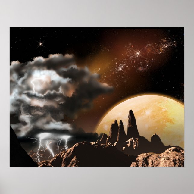 Storm View (20x16) Poster (Front)