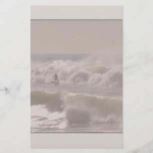 Storm Waves Surfer Stationery