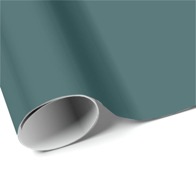 STORMCLOUD (solid dark teal colour) ~ Wrapping Paper (Roll Corner)