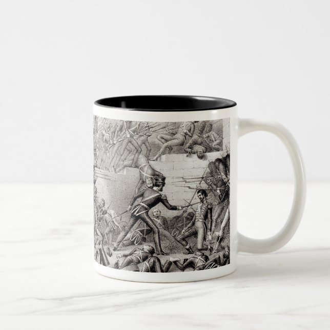 Storming of Monterey Two-Tone Coffee Mug (Right)