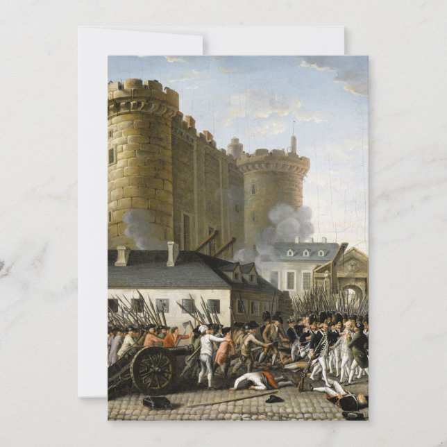 Storming of the Bastille Invitation (Front)