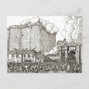 Storming the Bastille, 1900, Paris Postcard