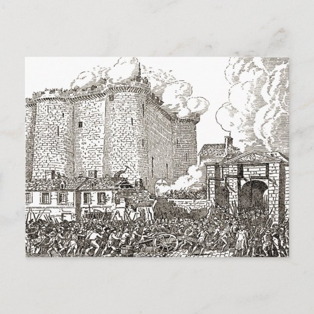 Storming the Bastille, 1900, Paris Postcard (Front)