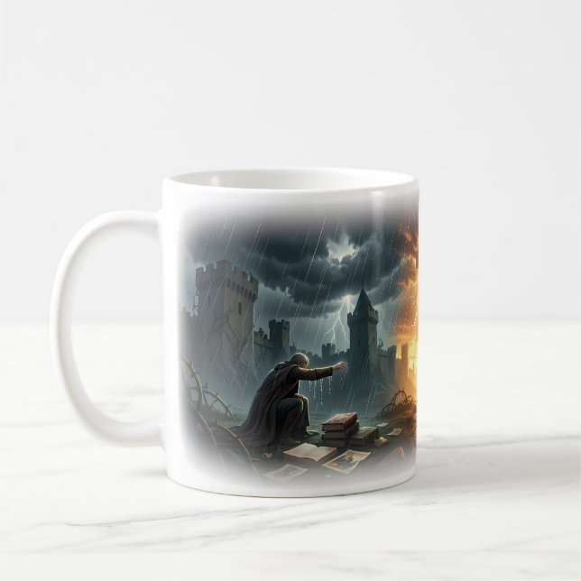 Stormlit Kingdom of Rising Courage Art Mug (Left)