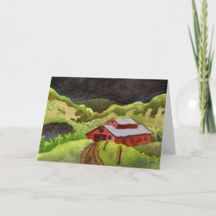 "Storm's Coming #7" Country Roads Greeting Card