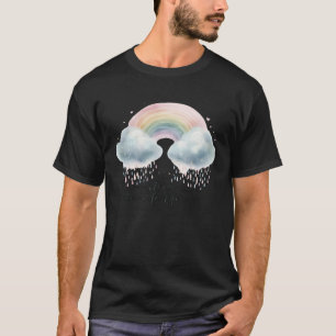 Storms Don’t Last Forever - Watercolor Rainbow Clo T-Shirt