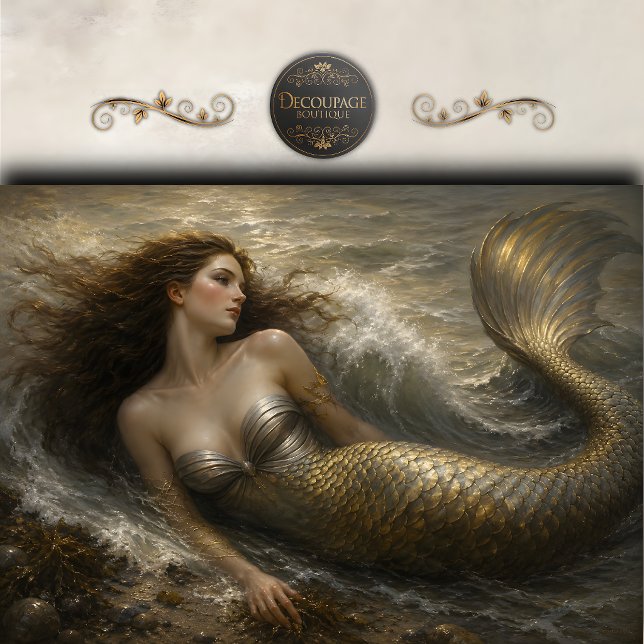 Stormwave Siren Decoupage Tissue Paper (Stormwave Siren Decoupage Tissue Paper)