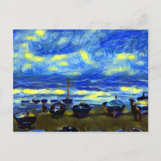 Stormy afternoon  postcard