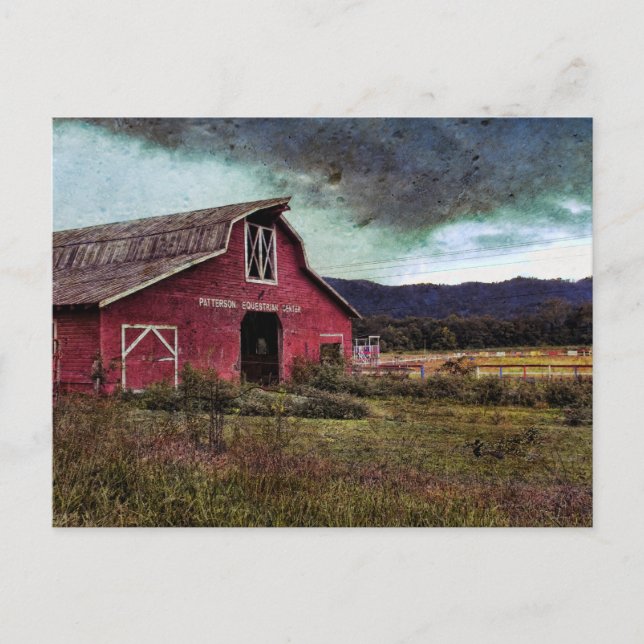 Stormy America - Rural North Carolina Postcard (Front)