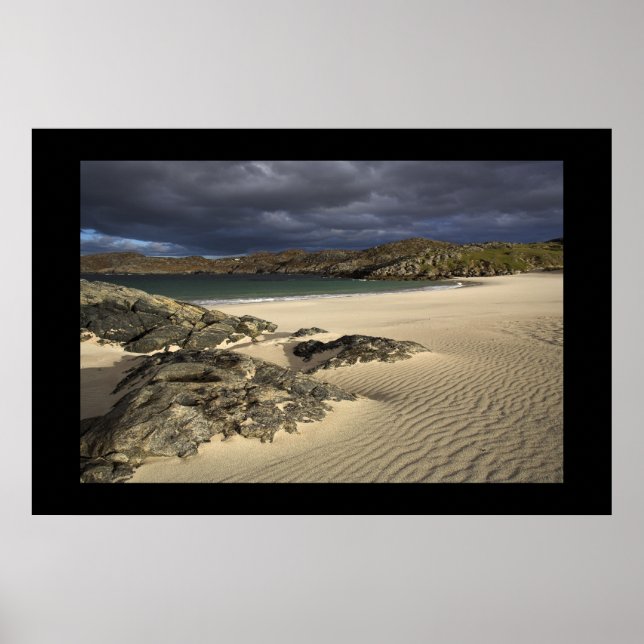 Stormy Beach Poster (Front)
