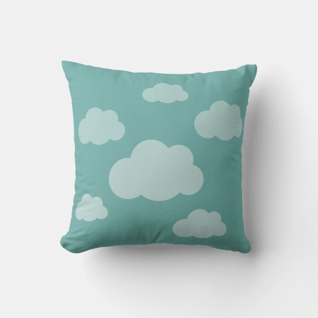 Stormy clouds cushion (Front)