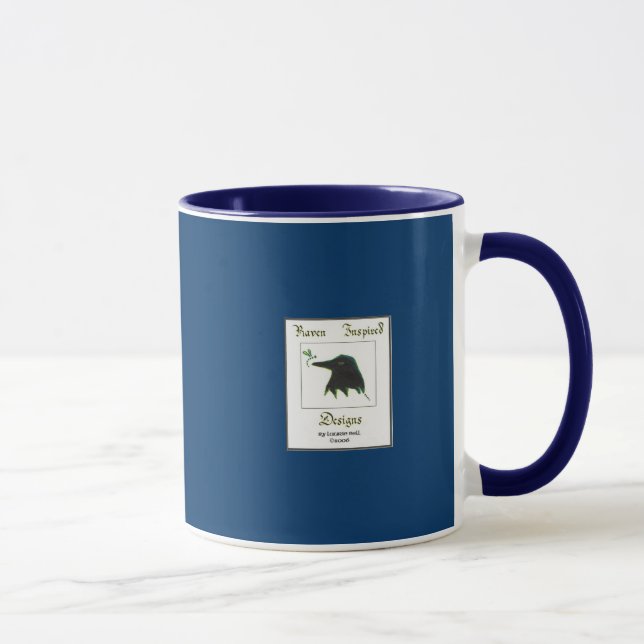"Stormy Corvid" mug (Right)