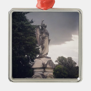Stormy Day Angel Metal Tree Decoration