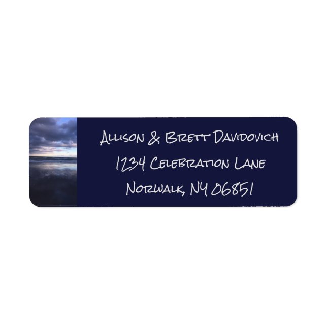 Stormy Day Return Address Labels I (Front)