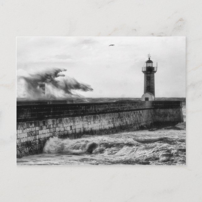 Stormy days... postcard (Front)