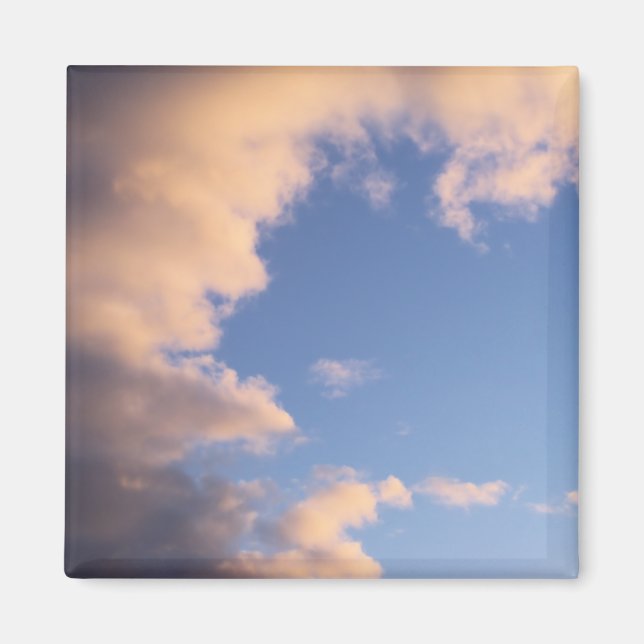 Stormy edges - clouds magnet (Front)
