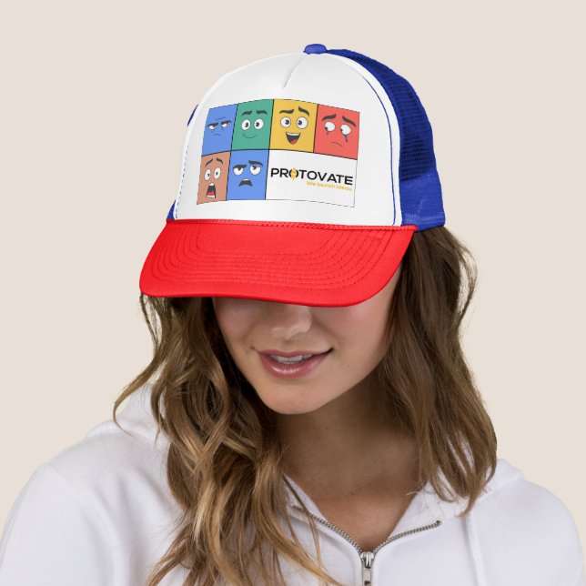 Stormy Emotions Flow Trucker Hat (In Situ)