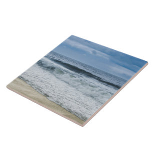 Stormy Georgia Beach Ceramic Tile