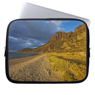 Stormy light on Isla Carmen in the Gulf of Laptop Sleeve