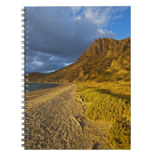 Stormy light on Isla Carmen in the Gulf of Notebook