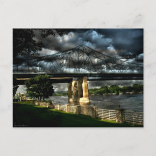 Stormy Moments At Riverside Park Lacrosse Wi Postcard